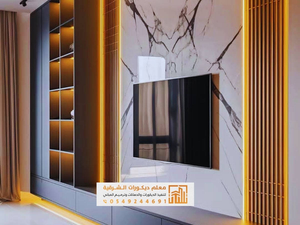 بديل الرخام في الدمام تنفيذ ديكورات بديل الرخام للجدران