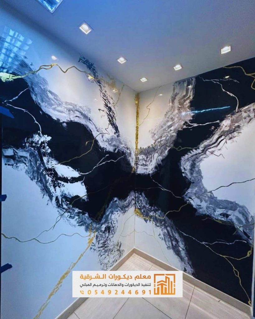 ديكورات بديل الرخام للمجالس والصالونات