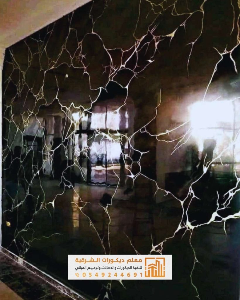 ديكور بديل الرخام للجدران بتشطيب احترافي